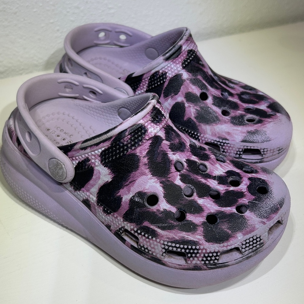 Crocs Kids Cutie Crush Platform Clog Sandal, Size 12 - Picture 4 of 11